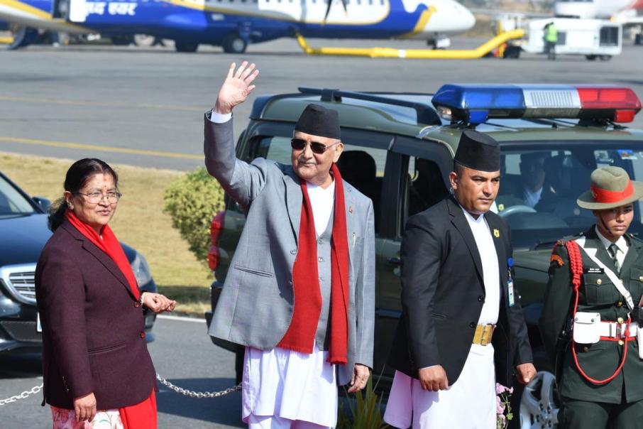 प्रधानमन्त्री ओली चारदिने औपचारिक भ्रमणको लागि चीन प्रस्थान